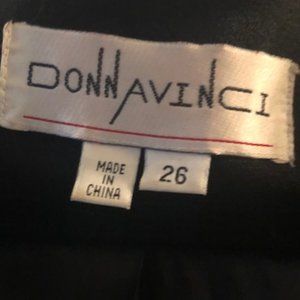 Black Beaded Two Piece Suit